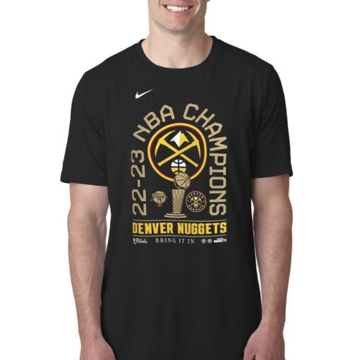 Denver Nuggets Nike 2023 Nba Finals Champions Locker Room T-shirt