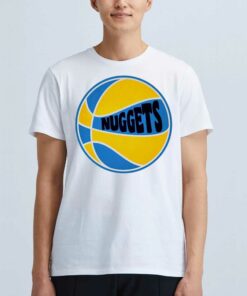 Denver Nuggets Retro Basketball Art Logo Shirt Denver Nuggets Retro Basketball Art Logo Shirt
