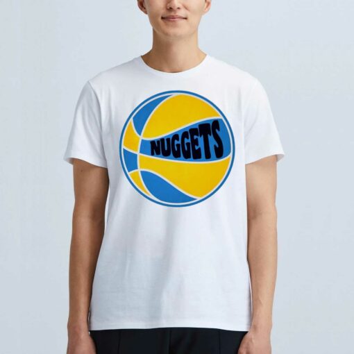 Denver Nuggets Retro Basketball Art Logo Shirt