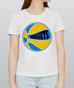 Denver Nuggets Retro Basketball Art Logo Shirt Denver Nuggets Retro Basketball Art Logo Shirt