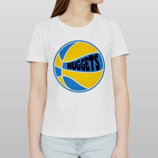 Denver Nuggets Retro Basketball Art Logo Shirt