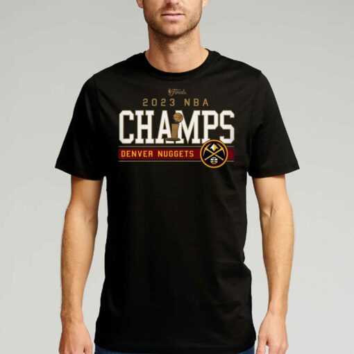 Denver Nuggets Sportiqe Unisex 2023 Nba Finals Champions First Ever Champs Comfy Shirt