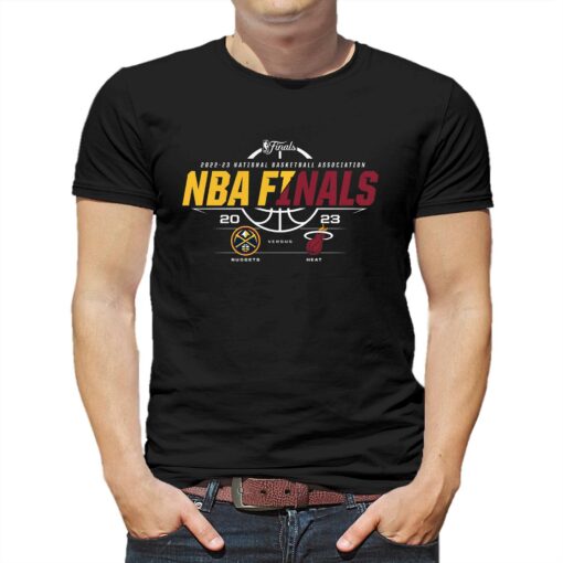 Denver Nuggets Vs Miami Heat Fanatics Branded 2023 Nba Finals Matchup T-shirt