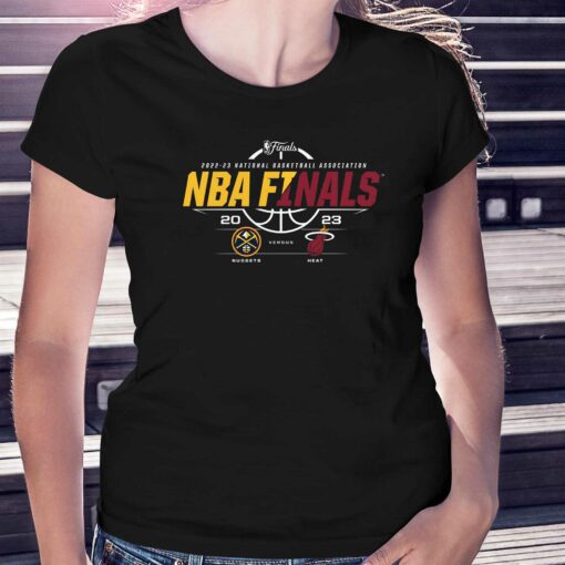 Denver Nuggets Vs Miami Heat Fanatics Branded 2023 Nba Finals Matchup T-shirt