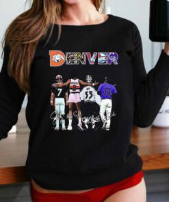 Denver Sports Teams Player Signatures Shirt Denver Sports Teams Player Signatures Shirt