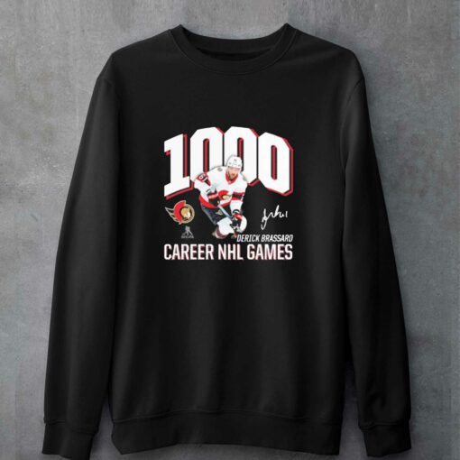 Derick Brassard 1000 Career Games Official Shirt