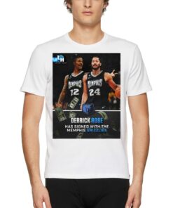 Derrick Rose Has Signed With The Memphis Grizzlies Tee Shirt Derrick Rose Has Signed With The Memphis Grizzlies Tee Shirt