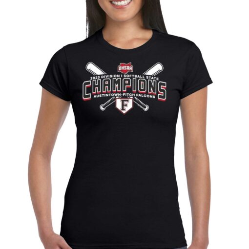 Design 2023 Ohsaa Softball Division I State Champions Austintown Fitch Falcons Shirt