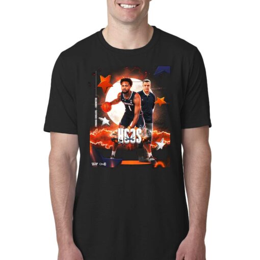 Design Jordan Minor Committed Virginia Cavaliers Mens Basketball T-shirt