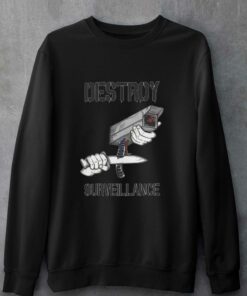 Destroy Surveillance Shirt T-shirt 3 Destroy Surveillance Shirt T shirt 4