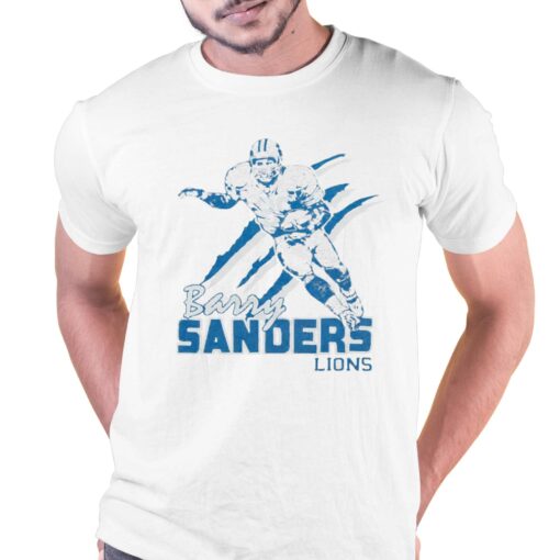 Detroit Lions Barry Sanders Homeage Shirt