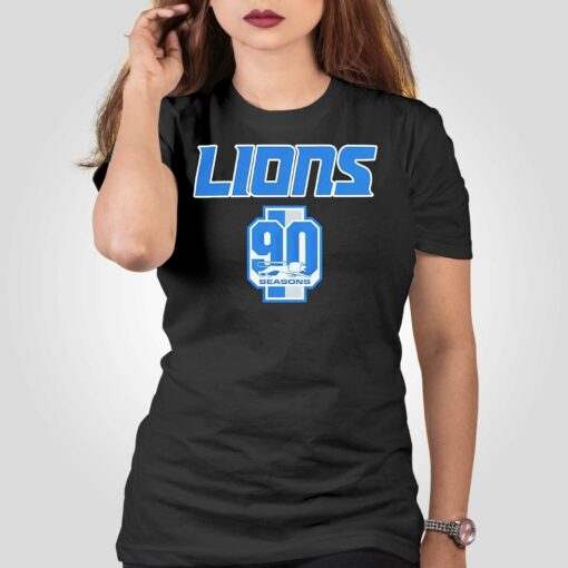 Detroit Lions Celebrate 90th Season Shirt