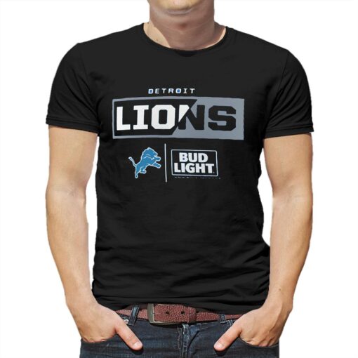 Detroit Lions Fanatics Branded Nfl X Bud Light T-shirt