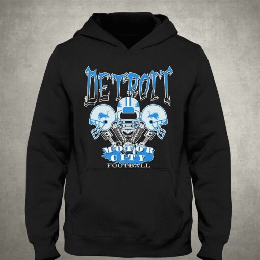 Detroit Lions Motor City Football Helmet Shirt