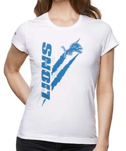 Detroit Lions Starter Color Scratch T-shirt Detroit Lions Starter Color Scratch T-shirt