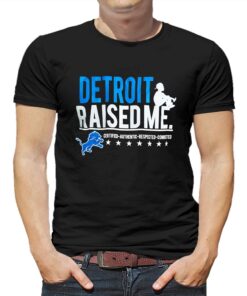 Detroit Lions Three Thirteen Raised Me T-shirt Detroit Lions Three Thirteen Raised Me T-shirt