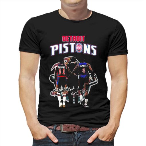 Detroit Pistons 66th Anniversary Thomas And Dumars Shirt