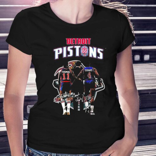 Detroit Pistons 66th Anniversary Thomas And Dumars Shirt