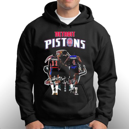 Detroit Pistons 66th Anniversary Thomas And Dumars Shirt