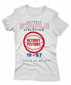 Detroit Pistons Nba X Staple Home Team T-shirt Detroit Pistons Nba X Staple Home Team T-shirt