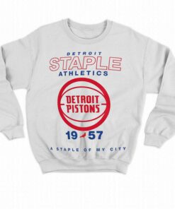Detroit Pistons Nba X Staple Home Team T shirt 4