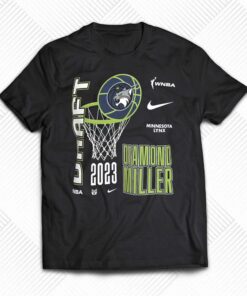 Diamond Miller Minnesota Lynx 2023 Wnba Draft Name Number T-shirt Diamond Miller Minnesota Lynx 2023 Wnba Draft Name Number T-shirt