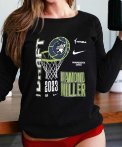 Diamond Miller Minnesota Lynx 2023 Wnba Draft Name Number T-shirt Diamond Miller Minnesota Lynx 2023 Wnba Draft Name Number T-shirt