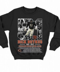 Dick Butkus 1942-2023 Chicago Bears 1965 – 1973 Thank You For The Memories T-shirt 3 Dick Butkus 1942 2023 Chicago Bears 1965 1973 Thank You For The Memories T shirt 4