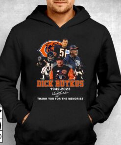Dick Butkus 1942 – 2023 Signature Thank You For The Memories T-shirt 2 Dick Butkus 1942 2023 Signature Thank You For The Memories T shirt 3