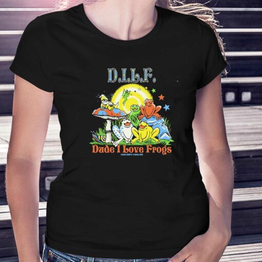 Dilf Dude I Love Frogs By Boss Dog X Good Shirt