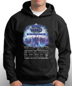 Doctor Who 60 Years 1963 – 2023 Signature Thank You For The Memories T-shirt 2 Doctor Who 60 Years 1963 2023 Signature Thank You For The Memories T shirt 3