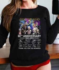Doctor Who 60th Anniversary 1963 – 2023 Signature Thank You For The Memories T-shirt Doctor Who 60th Anniversary 1963 – 2023 Signature Thank You For The Memories T-shirt