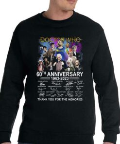 Doctor Who 60th Anniversary 1963 – 2023 Signature Thank You For The Memories T-shirt 3 Doctor Who 60th Anniversary 1963 2023 Signature Thank You For The Memories T shirt 4