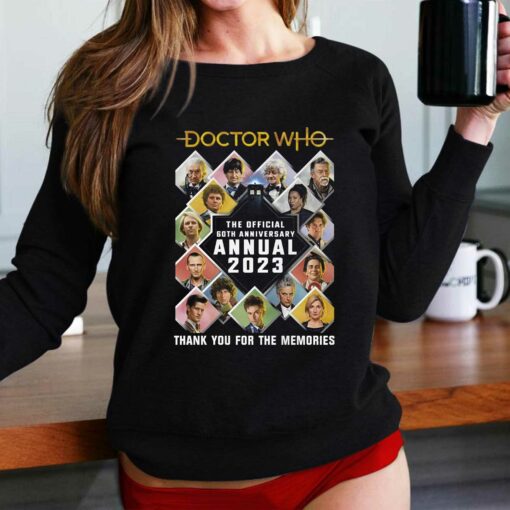 Doctor Who The Official 60th Anniversary Annual 2023 Thank You For The Memories T-shirt