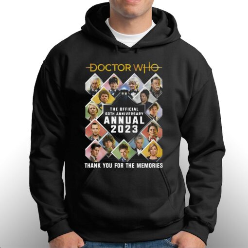 Doctor Who The Official 60th Anniversary Annual 2023 Thank You For The Memories T-shirt