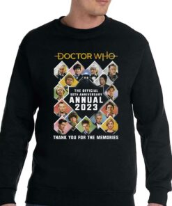 Doctor Who The Official 60th Anniversary Annual 2023 Thank You For The Memories T-shirt 3 Doctor Who The Official 60th Anniversary Annual 2023 Thank You For The Memories T shirt 4