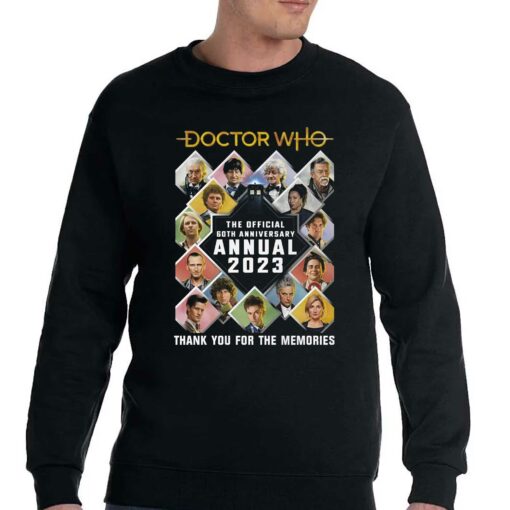 Doctor Who The Official 60th Anniversary Annual 2023 Thank You For The Memories T-shirt