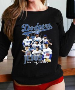 Dodgers In My Veins Jesus In My Heart T-shirt Dodgers In My Veins Jesus In My Heart T-shirt