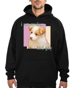 Dog I Am Useless And Gay Shirt 3