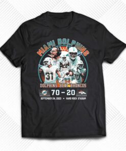 Dolphins Beat Broncos T-shirt Dolphins Beat Broncos T-shirt