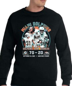 Dolphins Beat Broncos T shirt 4
