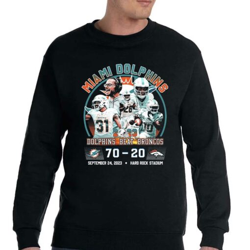 Dolphins Beat Broncos T-shirt