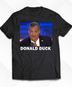 Donald Duck Chris Christie T-shirt Donald Duck Chris Christie T-shirt