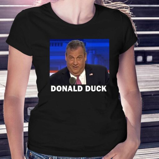 Donald Duck Chris Christie T-shirt