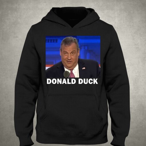 Donald Duck Chris Christie T-shirt