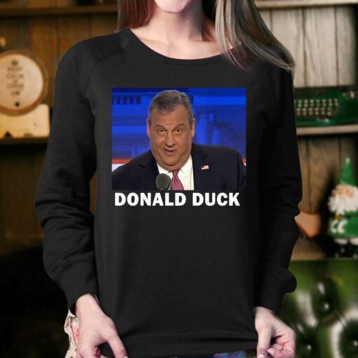 Donald Duck Chris Christie T-shirt