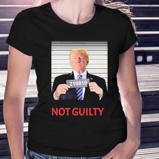 Donald J Trump Not Guilty Mugshot Shirt