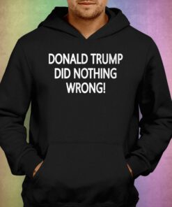 Donald Trump Did Nothing Wrong Shirt 3
