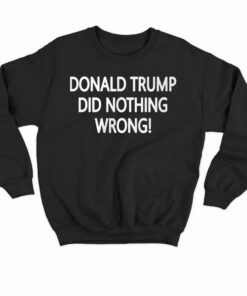 Donald Trump Did Nothing Wrong Shirt 4