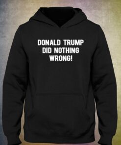 Donald Trump Did Nothing Wrong T-shirt 2 Donald Trump Did Nothing Wrong T shirt 3